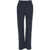 Majestic Filatures Wide leg joggers in terry cloth Blue