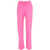 Majestic Filatures Wide leg joggers in terry cloth Pink