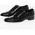 CORNELIANI Cc Collection Brsuhed Leather Oxford Shies Black