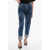 DSQUARED2 Dark Washed Boston Fit Denims With Cuffs 18Cm Blue