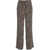 Cambio Pants with animal print 'Avril' Brown