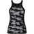 Pinko Pinko Semi-Trasparent Black 'Wipe' Top With Horses Black