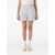 SPORTY & RICH Sporty & Rich Src Poplin Striped Shorts WHITE/BLUE STRIPES