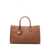 Michael Kors Michael Kors Scarlett Media Leather Handbag BROWN