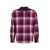 GANT Gant Checked Flannel Shirt Purple