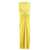 Max Mara Max Mara Hourglass Dress In Silk Satin Yellow