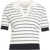 Kaos Striped polo shirt White