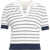 Kaos Striped polo shirt White