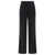 F.IT Tailored trousers with pressed crease Black
