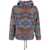 Beams Plus "MIL Smock Jacquard Shaggy" hoodie Blue