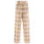 Peserico Check wool trousers Beige