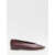 Bottega Veneta Burgundy Sofia Ballet Flats Red