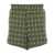 WALES BONNER Wales Bonner Power Shorts Clothing OLIVE AND DARK BROWN