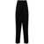 RANDOM IDENTITIES Random Identities Pleated Tapered Trouser Clothing 1 BLACK