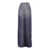 Alberta Ferretti Grey silk pants Gray