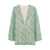 OSEREE Oséree Shiny Stripes Or Kaftan GREEN