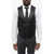 CORNELIANI Cc Collection Satin Reset Vest With Flush Pockets Black