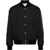 Versace Quilted Barocco Bomber Jacket With Jewel Buttons Black