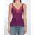 Saint Laurent Tank Top With Lace PURPLE