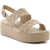 Crocs Brooklyn Woven Low Wedge Chai Beige