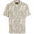 Portuguese Shirt with print 'Spiral' Beige