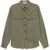Paolo Pecora Overshirt in gabardine Green