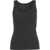 Jucca Ribbed tank top Black