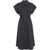 Kaos Midi dress with waist belt Black