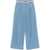 Liu Jo Flared pants with belt Blue