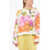 Viktor & Rolf Over Boxy Sweater With Floral Print White