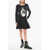 Viktor & Rolf Flared Mini Dress With Patch Black