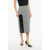Viktor & Rolf Houndstooth Pencil Skirt With Tulle Detail Black & White