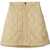 Burberry Quilted Miniskirt With Hidden Placket Beige
