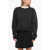 Viktor & Rolf Open Back Bow & Slit Sweatshirt Black
