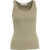 Jucca Ribbed tank top Green