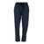 PLAIN Blue Pants With Elastic Drawstring Waist In Denim Woman BLUE