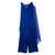 Alberta Ferretti Alberta Ferretti Blue Silk Blended Jumpsuit BLUE
