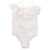 Mc2 Saint Barth ONE PIECE WITH FLOUNCE White