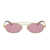 Miu Miu Miu Miu 0Mu 54Zs Sunglasses GOLD