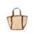 Michael Kors Michael Kors Beige Small 'Jordi' Leather Tote Bag NATURALE E MARRONE