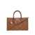 Michael Kors 'Scarlett Medium' Brown Handbag With Braided Design And Top Shoulder Strap In Leather Woman BROWN