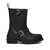 Stella McCartney 'Trace' Black Ankle Boots With Buckle In Tech Fabric Woman Black