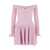 Self-Portrait Self-Portrait Ribbed Mini Dress Multicolor