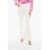 Céline Cotton Bootcut Denims With Belt Loops 30Cm White
