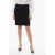JACQUEMUS Straight Obra Skirt With Asymmetric Cut Black
