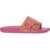 Versace Jeans Couture Slide Sandal With Logo PINK