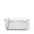 Marc Jacobs Marc Jacobs 'The Metallic Leather Chain Mini Bag' Crossbody Bag SILVER