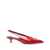 JACQUEMUS Jacquemus Cubisto Pumps With 35Mm Back Strap RED