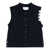 Thom Browne Thom Browne Cotton Tank Top With 4-Stripe Detail BLUE