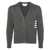 Thom Browne Thom Browne V-Neck Cardigan GREY